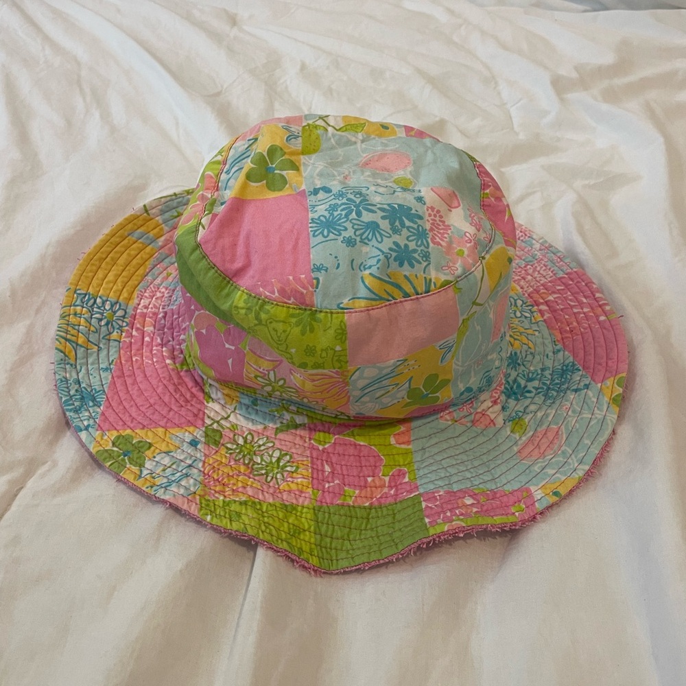 Lilly Pulitzer Colorful Patchwork Hat